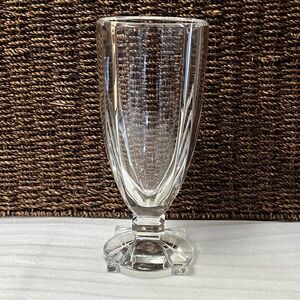 Late 20th Century Signed Miller Rogaska Crystal Pedestal Vase